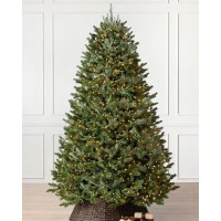 Árvore de Natal Verde Tradicional com Galhos Articulados, Suporte Metálico e Micro LEDs Embutidos Árvore de Natal Verde Tradicional com Galhos Articulados, Suporte Metálico e Micro LEDs Embutidos