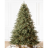 Árvore de Natal Classic Blue Spruce com Galhos Articulados, Suporte Metálico e Micro LEDs Embutidos Árvore de Natal Classic Blue Spruce com Galhos Articulados, Suporte Metálico e Micro LEDs Embutidos